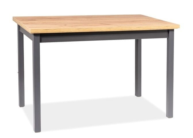 CASARREDO Jedálenský stôl ADAM 120x68 dub lancelot/antracit